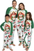Elf The Movie Men's OMG Santa! I Know Him! One-Piece Sleeper Pajama Union Suit