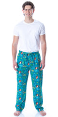 Elf The Movie Men's Son Of A Nut Cracker Allover Holiday Christmas Film Loungewear Pajama Pants