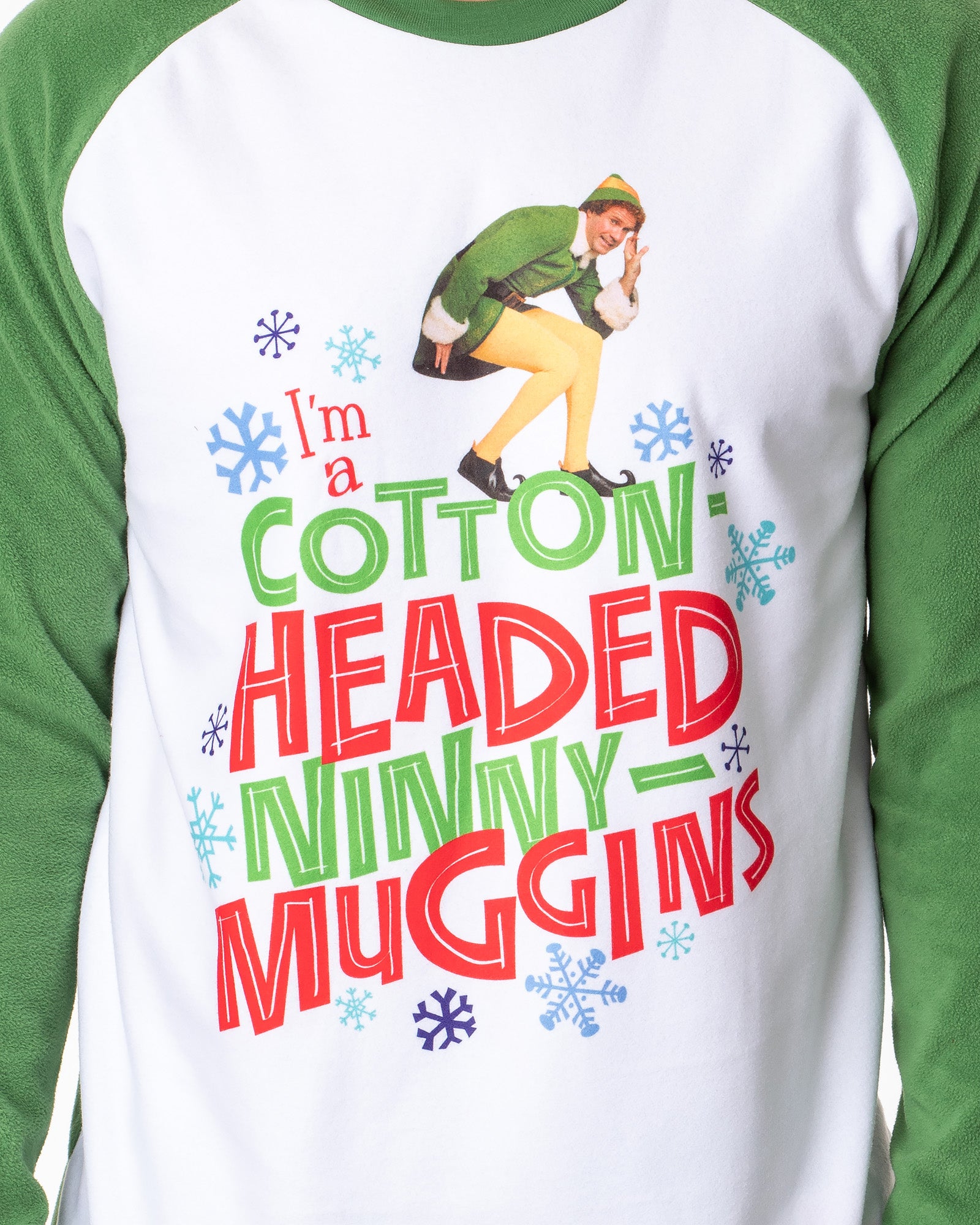 Elf The Movie Mens' Film Cotton-Headed Ninny-Muggins Sleep Pajama Set