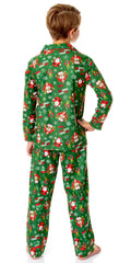 Elf The Movie Boys' Film OMG! Santa! I Know Him! Button Sleep Pajama Set