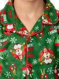 Elf The Movie Boys' Film OMG! Santa! I Know Him! Button Sleep Pajama Set