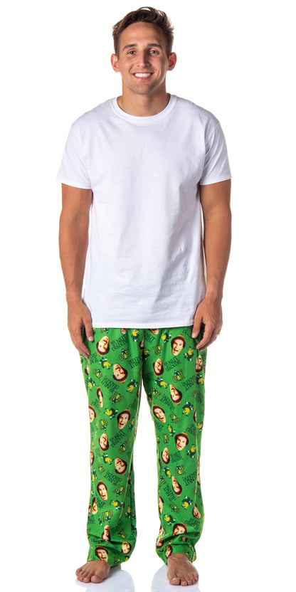 Elf The Movie Mens' Son of a Nutcracker! Tossed Film Sleep Pajama Pants (XXL)
