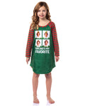 Elf The Movie Girl's Smiling's My Favorite Christmas Sleep Pajama Nightgown