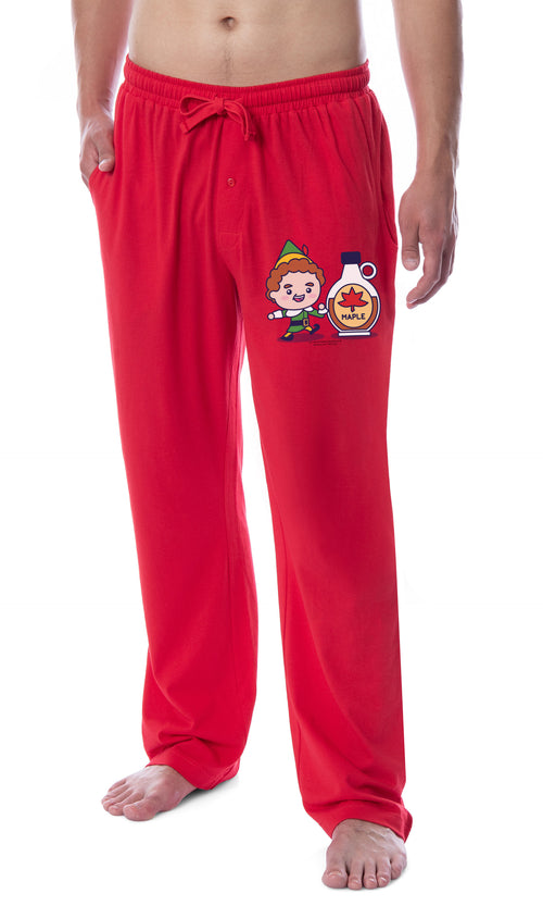 Elf The Movie Mens' Buddy Chibi Maple Syrup Sleep Pajama Pants