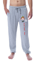 Elf The Movie Mens' Buddy Chibi Snowball Sleep Jogger Pajama Pants