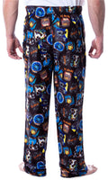 Def Leppard Men's Rock Band Album Covers Allover Print Lounge Sleep Pajama Pants