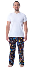 Def Leppard Men's Rock Band Album Covers Allover Print Lounge Sleep Pajama Pants
