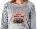 Friday The 13th Juniors' Camp Crystal Lake Pullover Shirt Fleecy Soft Sleepwear Loungewear Pajama Top