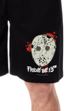 Friday The 13th Mens' Movie Film Jason Mask Horror Sleep Pajama Shorts