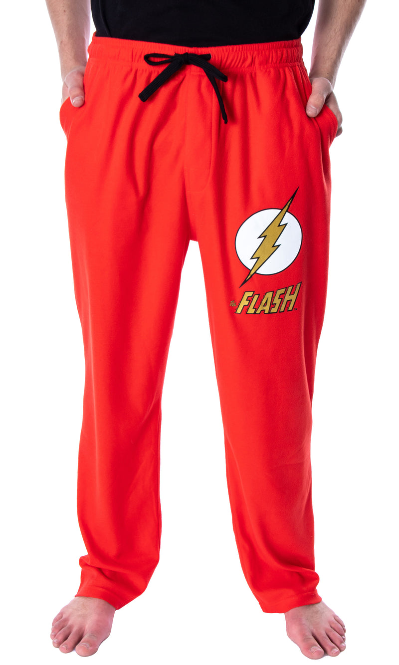 DC Comics Men's The Flash Classic Logo Loungewear Sleep Pajama Pants