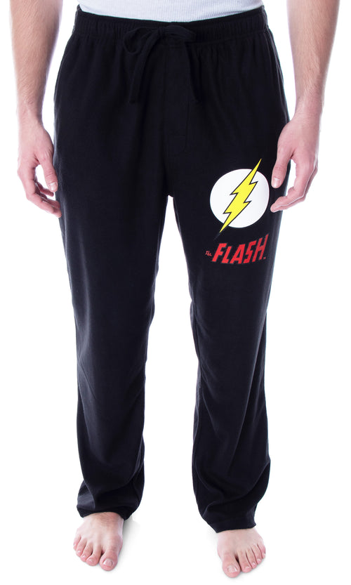 DC Comics Men's The Flash Classic Logo Loungewear Sleep Pajama Pants