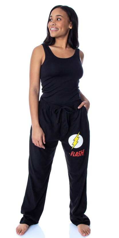 DC Comics Men's The Flash Classic Logo Loungewear Sleep Pajama Pants