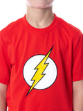 DC Comics Big Boys' The Flash Logo Short Sleeve Shirt Pajama Short Set