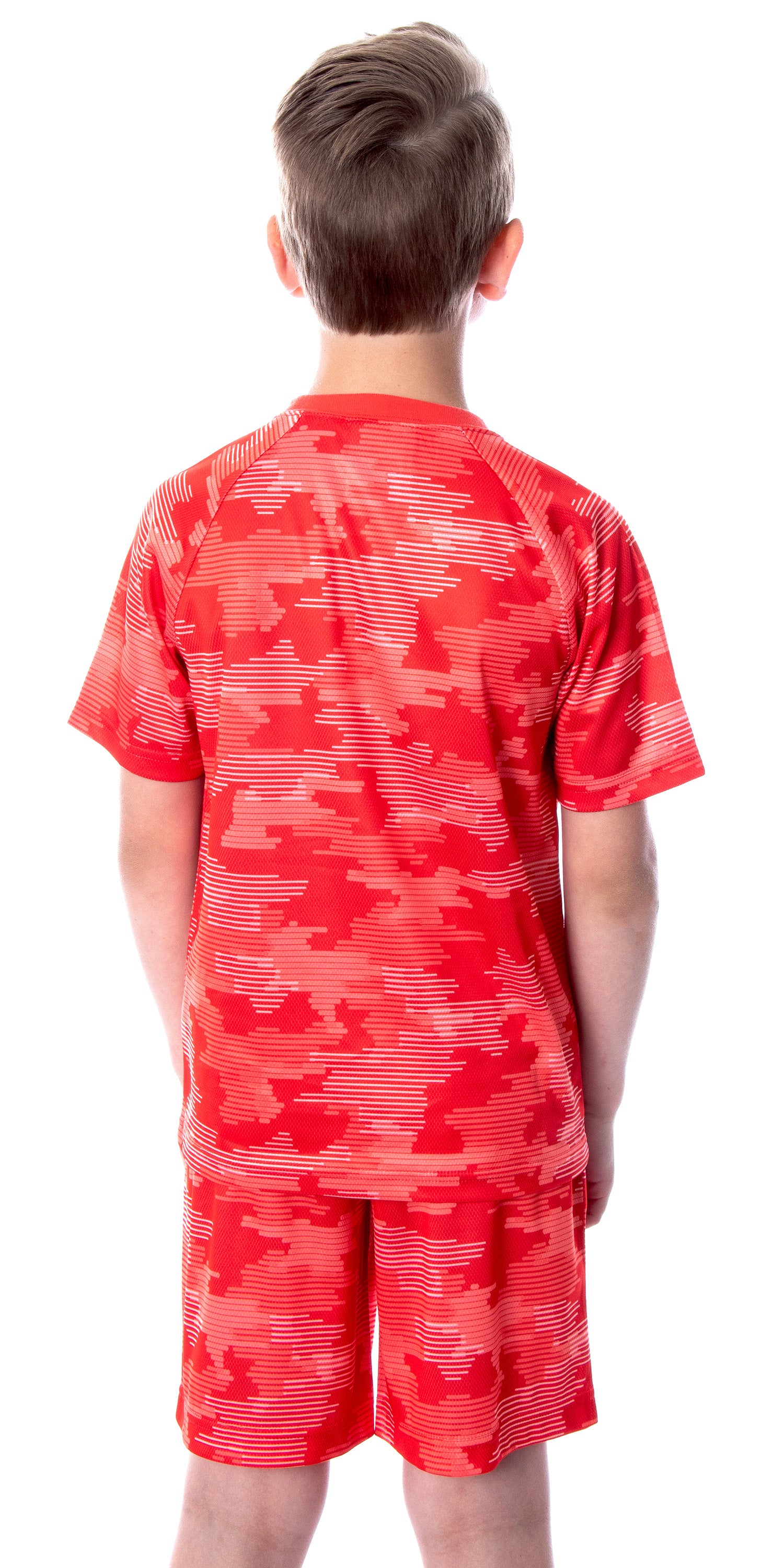 DC Comics Boys' Justice League Digital Camo The Flash 2 Piece Pajama Set