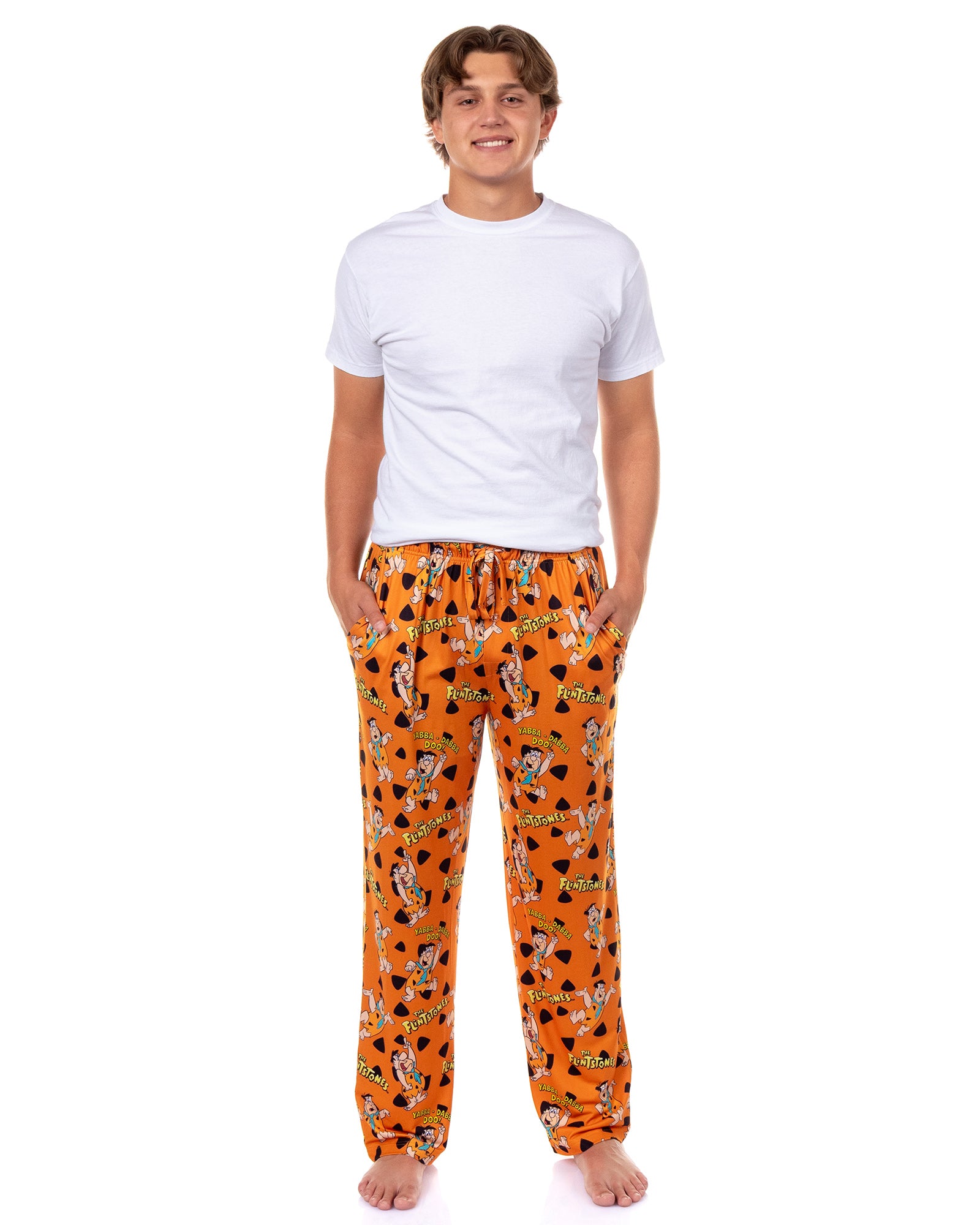 The Flintstones Men's Pajama Pants Fred Flintstone Sleep Lounge Bottoms