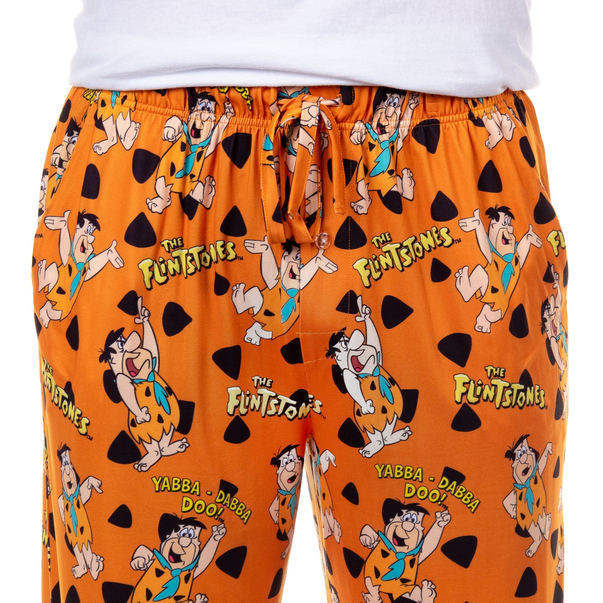 The Flintstones Men's Pajama Pants Fred Flintstone Sleep Lounge Bottoms