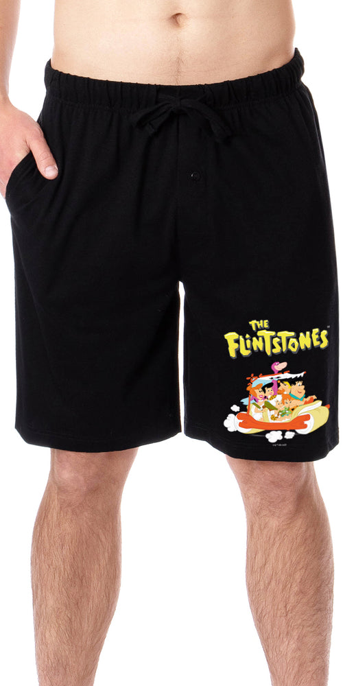 The Flintstones 1985 Mens' Cartoon TV Show Characters Sleep Pajama Shorts (Large)