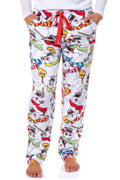 Frosty the Snowman Women's Christmas Tossed Print Sleep Pajama Pants For Adults