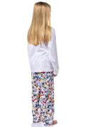 Frosty the Snowman Multiple Sizes Available Girl's Christmas Sleep Tossed Print Pajama Set For Kids