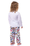 Frosty the Snowman Multiple Sizes Available Girl's Christmas Sleep Tossed Print Pajama Set For Kids