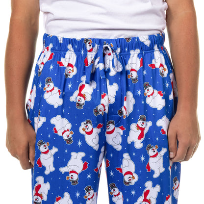 Frosty The Snowman Pajama Pants Men's Holiday Lounge Bottoms