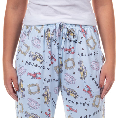 Friends Pajamas Women's Allover Design Lounge Sleep Pajama Pants