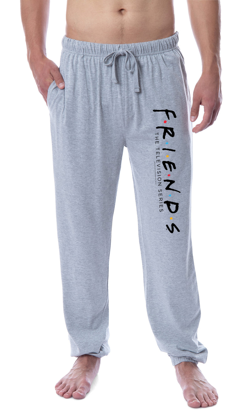 Friends TV Show Logo Mens' Sleep Jogger Loungewear Pajama Pants