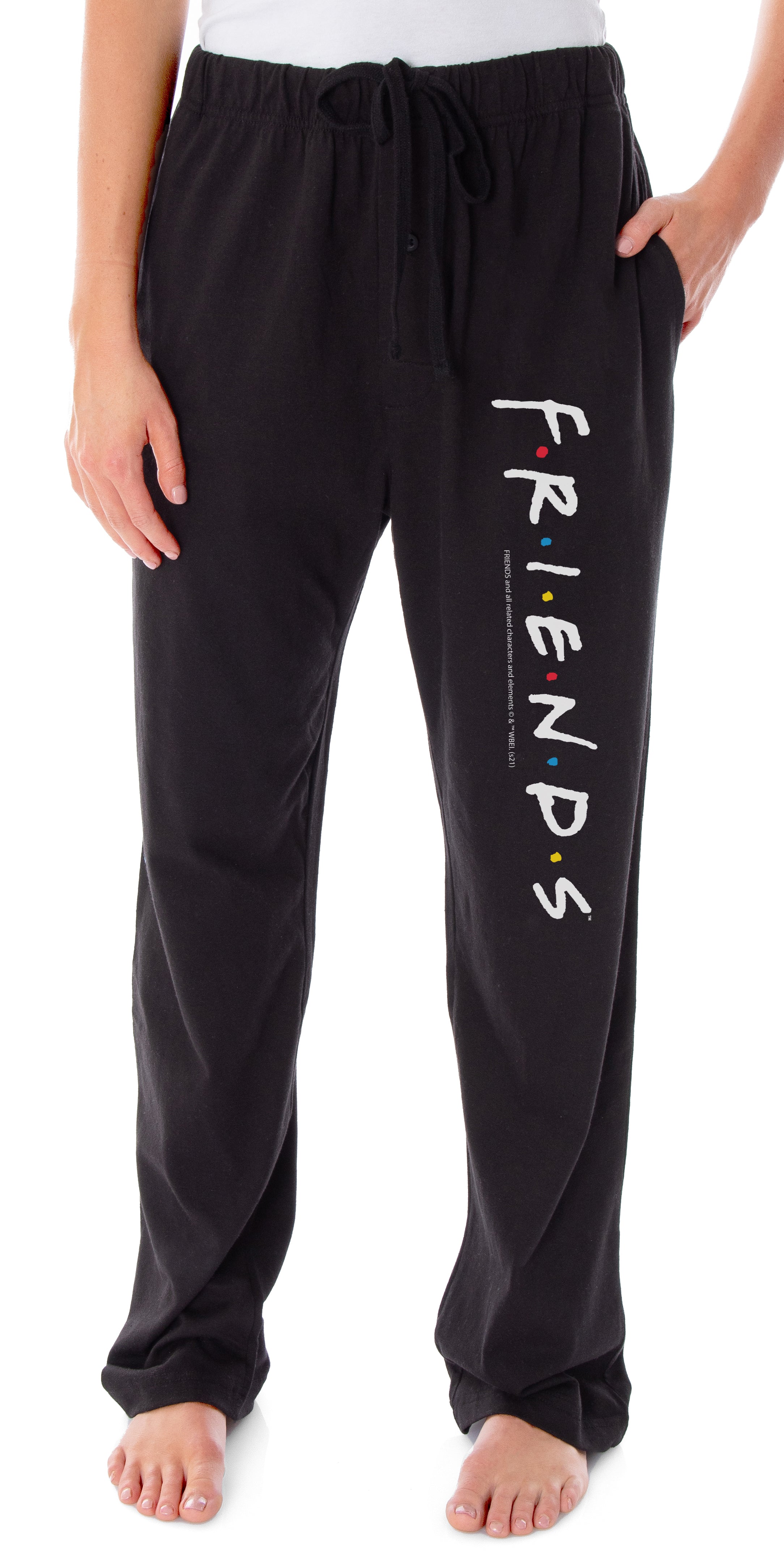 Friends TV Show Womens' Sayings Pivot Smelly Cat Sleep Pajama Set