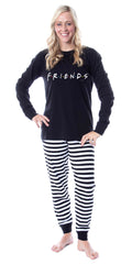 Friends TV Show Series Tight Fit Cotton Matching Family Pajama Set (Adult, Large)