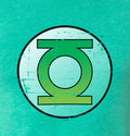 DC Comics Mens' Green Lantern Logo Character Distressed Sleep Pajama Set