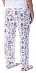 Gilmore Girls Womens' Icons Toss Print Luke's Diner Stars Hollow Pajama Pants