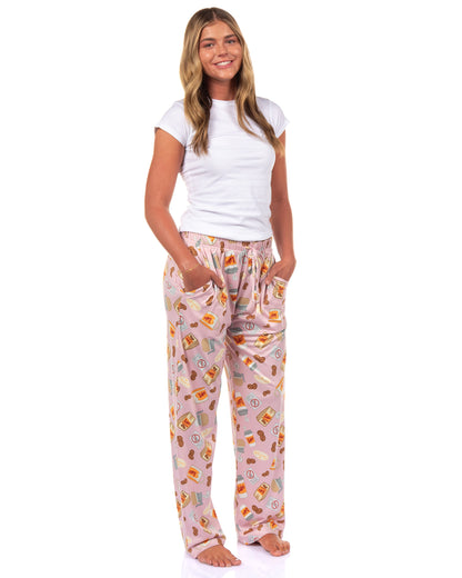 Gilmore Girls Pajama Pants Women's Luke's Coffee Themed Lounge Bottoms
