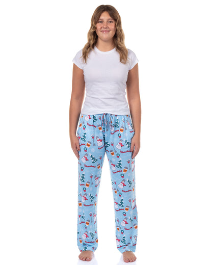Gilmore Girls Pajamas Women's Winter Festival Allover Design Lounge Pants