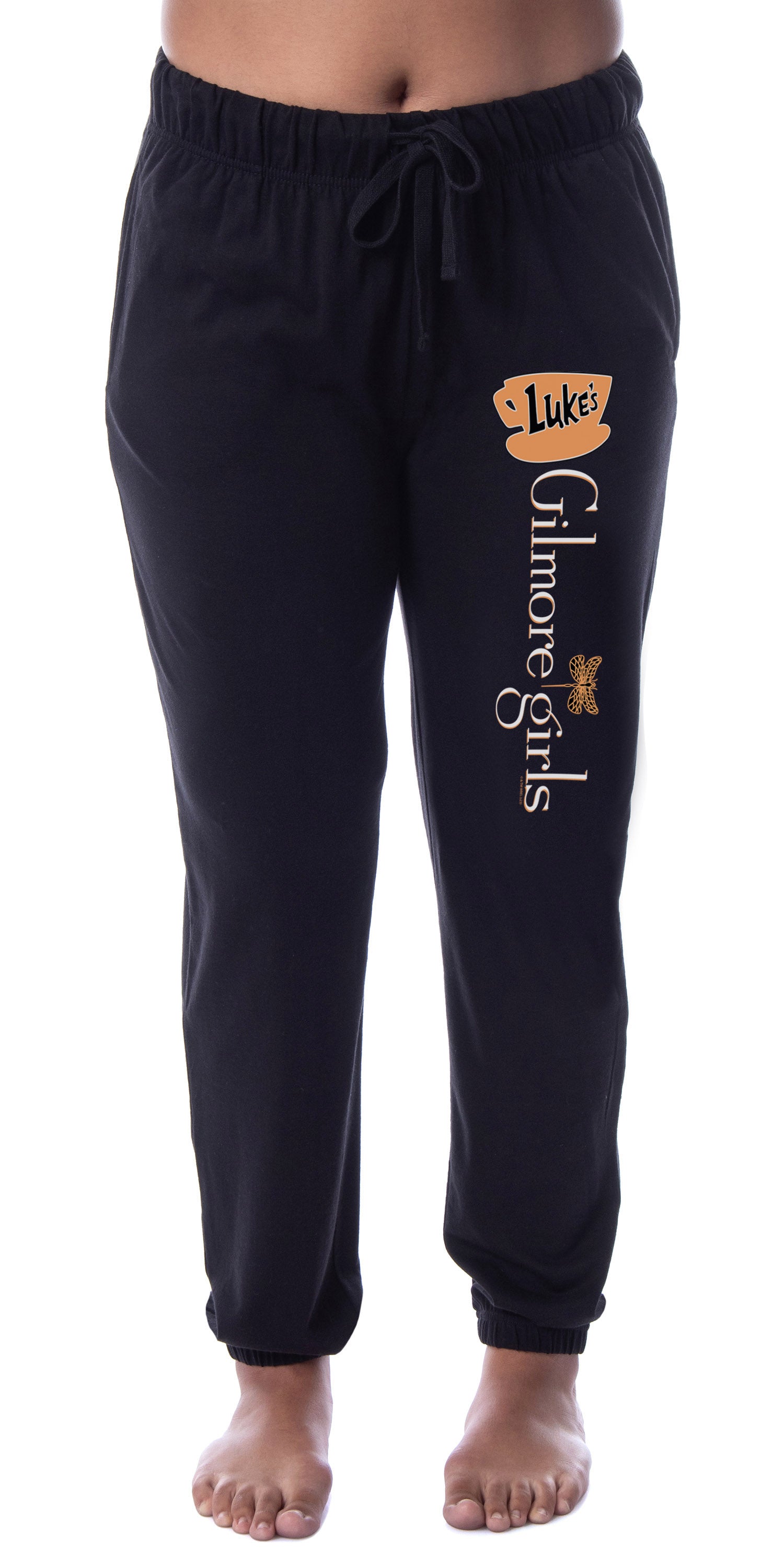 Gilmore Girls Womens' Luke's Diner Logo TV Show Sleep Jogger Pajama Pants