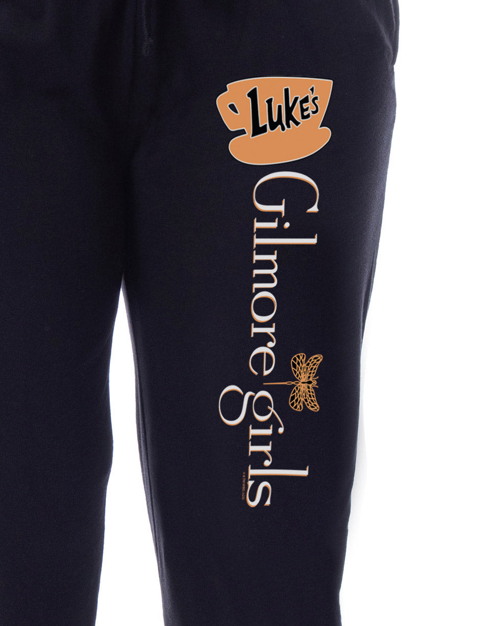 Gilmore Girls Womens' Luke's Diner Logo TV Show Sleep Jogger Pajama Pants