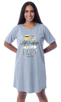 Gilmore Girls Womens' Coffee Life's Short Nightgown Sleep Pajama Shirt