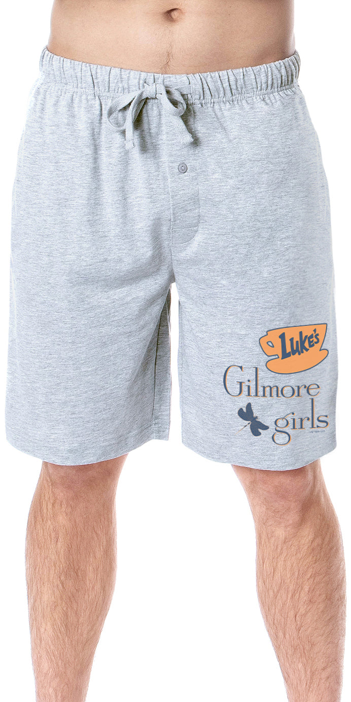 Gilmore Girls Mens' Luke's Diner Logo TV Show Series Sleep Pajama Shorts