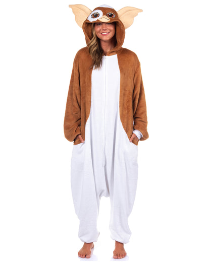 Gremlins Gizmo Kigurumi Adult Fleece Union Suit Footless Sleeper Pajama (XXS/XS)