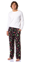 Gremlins Men's Christmas Chibi Style Gizmo Sleep Tossed Print Pajama Pants