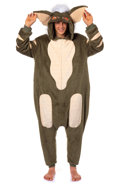 Gremlins Kigurumi Stripe Men's Union Suit Hooded Costume Pajamas (XXL/XXXL)
