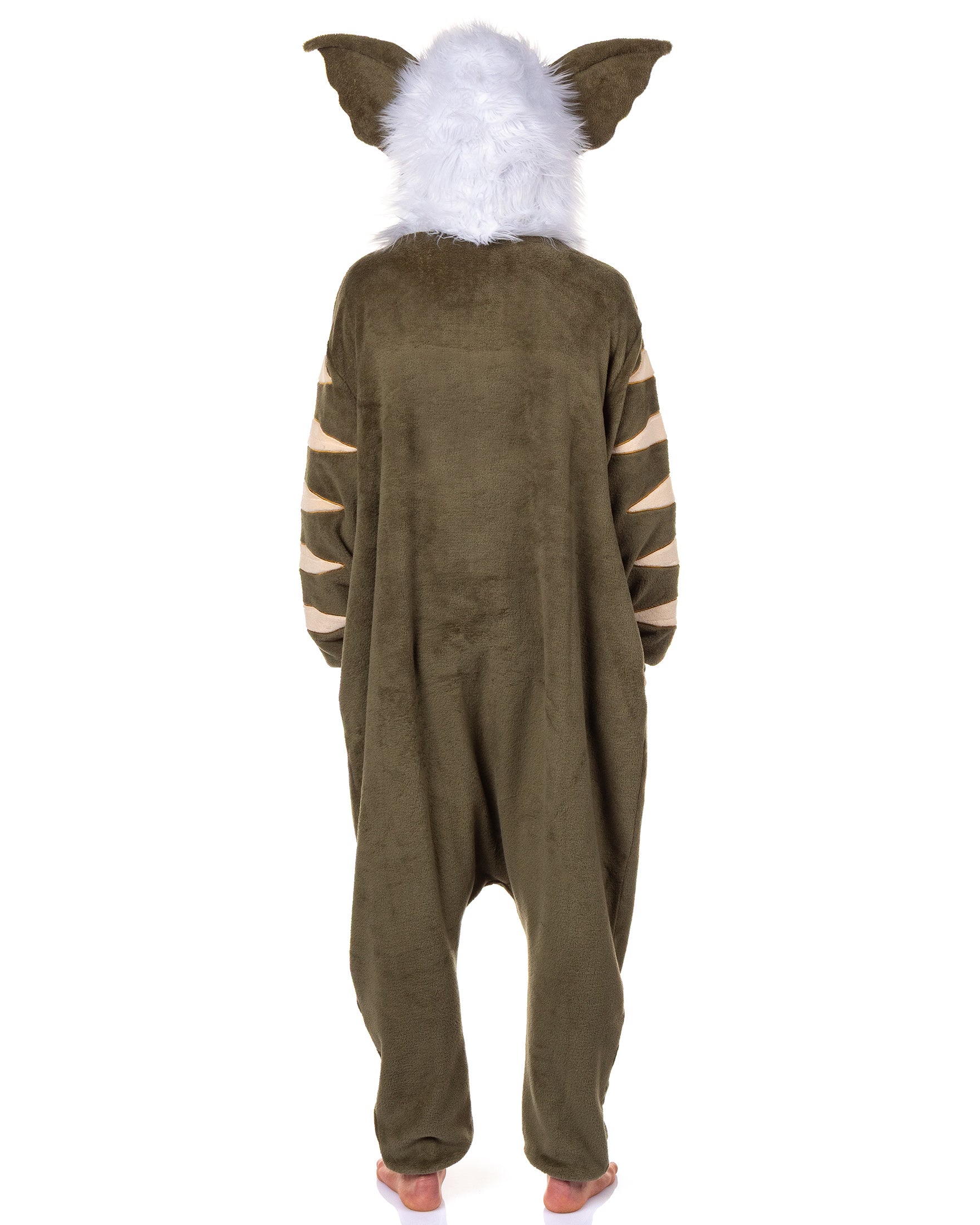 Gremlins Kigurumi Stripe Men's Union Suit Hooded Costume Pajamas (XXS/XS)