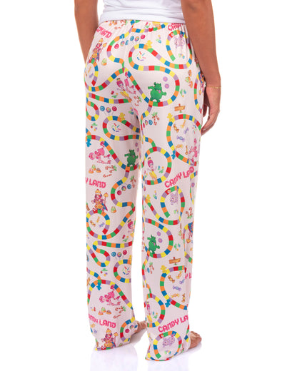 Candy Land Game Pajama Pants Women's AOP Board Game Adult Lounge Bottoms