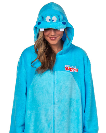 Hungry Hungry Hippos Kigurumi Costume Union Suit Fleece Mens' Pajama Outfit