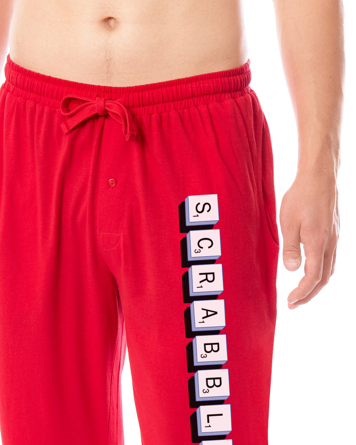 Scrabble Mens' Family Game Night Tile Design Sleep Pajama Lounge Pants