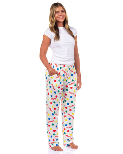 Twister Board Game Pajama Pants Women's Party Game Design Lounge Bottoms