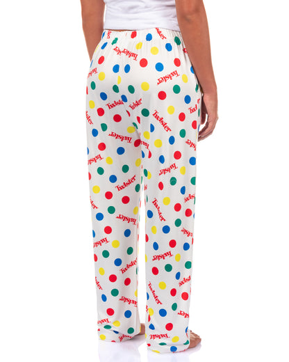 Twister Board Game Pajama Pants Women's Party Game Design Lounge Bottoms