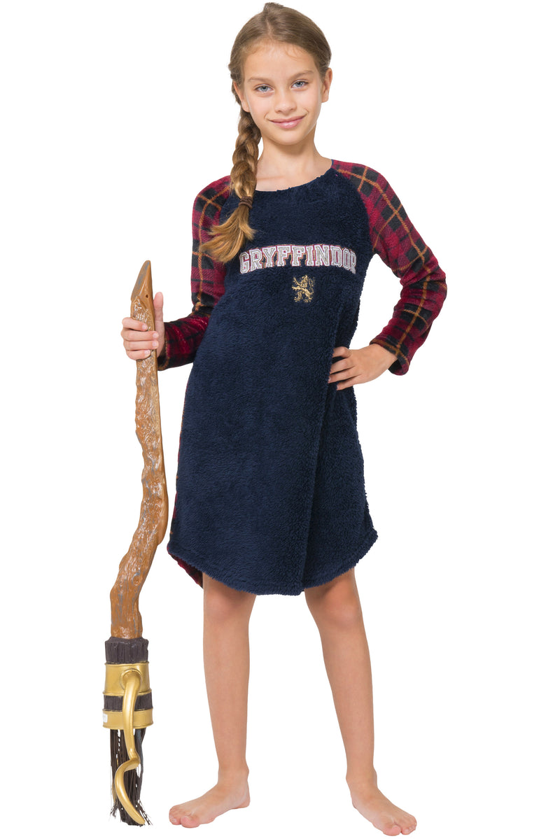 Harry Potter Girls Big Griffyindor Raglan Nightgown