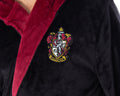 Harry Potter Adult Fleece Plush Hooded Robe - Gryffindor, Slytherin, Ravenclaw, Hufflepuff, Hogwarts