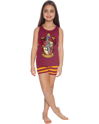 HARRY POTTER Gryffindor House Crest Tank Short Pajama 2pc Set