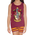 Harry Potter Girls Little Gryffindor House Crest Cotton Tank Top Pajama Short Set